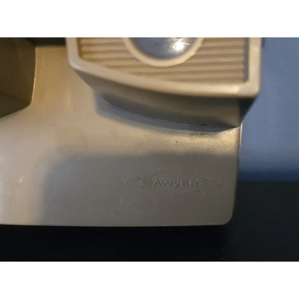 Vtg Sawyer's View-Master Viewer Tan Brown WORKS‎ USA Mt. Vernon Reel